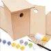 PlayBox: Set de fabricare a hrănitorului pentru păsări din lemn imaginea 2