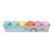 PlayBox: Set de plastilină în culori pastelate, 6 bucăți