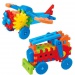 Playgo: Vehicul colorat jucărie - Avion şi maşină de pompieri