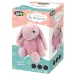 Pluș iepure proiector culoarea roz 25x27x19cm
