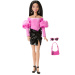 Prietenele la modă Barbie - Cu fustă mini neagră - Mattel