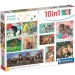 Prietenii animalelor 10 în 1 puzzle super color - Clementoni imaginea 1