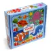 Primul meu puzzle: Ocean 4 în 1 puzzle pentru bebeluși