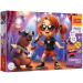 Puzzle Connect Sue cu 70 de piese, figurină și 6 cuburi de construcție - Trefl
