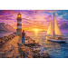 Puzzle cu 500 de piese – Far în apus de soare – Trefl