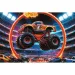 Puzzle cu 60 de piese Monster Truck show - Trefl imaginea 2