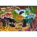 Puzzle cu camioane monstru Hot Wheels 60 bucăți 50x35cm - Lisciani imaginea 2