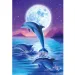 Puzzle cu diamante: Set de pictură cu diamante delfini 10x15cm imaginea 1