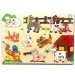 Puzzle cu forme animale Ferma din lemn