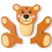 Puzzle cu păpuși din lemn 4 piese - Woodyland imaginea 3