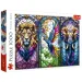 Puzzle cu vitraliu cu animale 1000 de piese - Trefl
