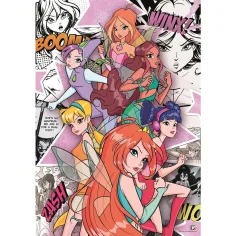 Perechea de zâne Winx 500 de piese puzzle - Clementoni imaginea 2