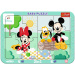 Puzzle pentru bebeluși 2 în 1 cu ramă – Aventurile șoarecilor Disney Minnie și Mickey – Trefl