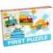 Puzzle Bebeluș cu Vehicule - D-Toys
