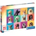 Puzzle veselii cu fețe de câini 300 de piese - Clementoni imaginea 1
