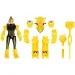 Quantum Heroes: Figurina de acțiune Dinoster Delby cu armură galbenă de 20 cm imaginea 2