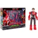 Quantum Heroes: Figurina de acțiune Dinoster Lucio cu armură roșie de 20 cm imaginea 1