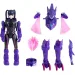 Quantum Heroes: Figurina de acțiune Dinoster Trina cu armură violetă de 20 cm imaginea 2