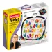 Quercetti: Tabel magnetic cu litere + numere 