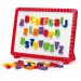 Quercetti: Tabel magnetic cu litere colorate - 48 de bucati 