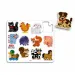 Quercetti: Puzzle magnetic animale de casa - 12 bucati  imaginea 4