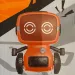 RC interactiv TalkBot robot walkie-talkie cu mod de funcționare în culoare portocalie 2,4GHz imaginea 6