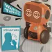 RC interactiv TalkBot robot walkie-talkie cu mod de funcționare în culoare portocalie 2,4GHz imaginea 9