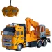 RC Masia de constructie cu telecomanda sau camion cu macara cu lumina in doua versiuni 27MHz 1/36 sc