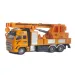 RC Masia de constructie cu telecomanda sau camion cu macara cu lumina in doua versiuni 27MHz 1/36 sc
