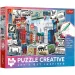 Salut din Londra – puzzle creativ de 500 de piese – Trefl imaginea 1
