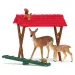 Schleich: Farm World - Set de joacă cu hrănitor pentru animale de pădure (42658) imaginea 5