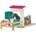 Schleich: Horse Club - Set de joc Lisa și Storm cu boxă pentru călărie imaginea 3