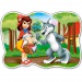 Scufiţa Roşie şi lupul în pădure 12 bucăţi maxi puzzle - Castorland