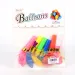 Set baloane colorate 6 bucăți cu accesoriu
