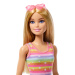Set Barbie cu role pentru plimbat câinele - Păpușă blondă - Mattel