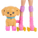 Set Barbie cu role pentru plimbat câinele - Păpușă blondă - Mattel