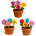 Set creativ pentru realizarea florilor din lut care se usucă la aer, disponibil în mai multe variante 1buc imaginea 3