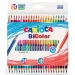 Set creioane colorate două vârfuri 24 bucăți cu 48 de culori - Carioca