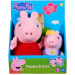 Set de 2 plușuri Peppa Pig și Evie