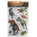 Set de autocolante de perete 3D Lumea Dinozaurilor cu poster imaginea 1
