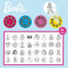 Set de colorat cu proiector Barbie - Lisciani