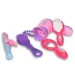 Set de frumusețe roz din 9 piese jucărie cu machiaj, pieptene și accesorii