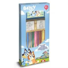 Set de imprimare Bluey cu markere 9 piese - Multiprint