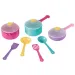 Set de joacă bucătărie colorată 10 bucăți - Wader
