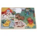 Set de joc de puzzle cu forme de fermă din lemn 7 piese