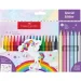 Faber-Castell: set de 24 de markere cu unicorni