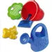 Set de nisip cu găleată ondulată 5 piese - D. Toys