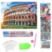 Puzzle cu diamante: Set de pictură cu diamante Colosseum din Roma 30x40cm imaginea 2