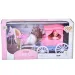 Set de vis cu cal și păpușă de 7,5 cm culoarea pink