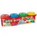 Set plastilină colorată în tub 4 bucăți 60 grame